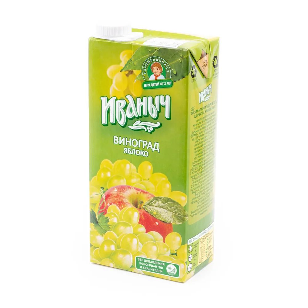 НЕКТАР ИВАНЫЧ ЯБЛОКО/ВИНОГРАД Т/П 0,95Л