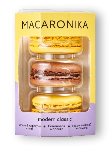 ПИРОЖНЫЕ MACARONIKA НАБОР КЛАССИК 3.0 3 ШТ
