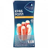 ПАЛОЧКА КРАБОВАЯ РУССКОЕ МОРЕ "КРАБ-РОЛЛ" С СЫРОМ ПАСТ.ОХЛ. 50Г