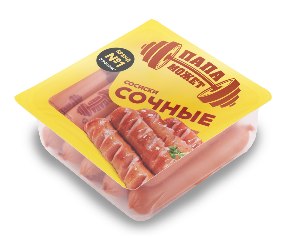 СОСИСКИ СОЧНЫЕ ПАПА МОЖЕТ П/О МГС 410ГР