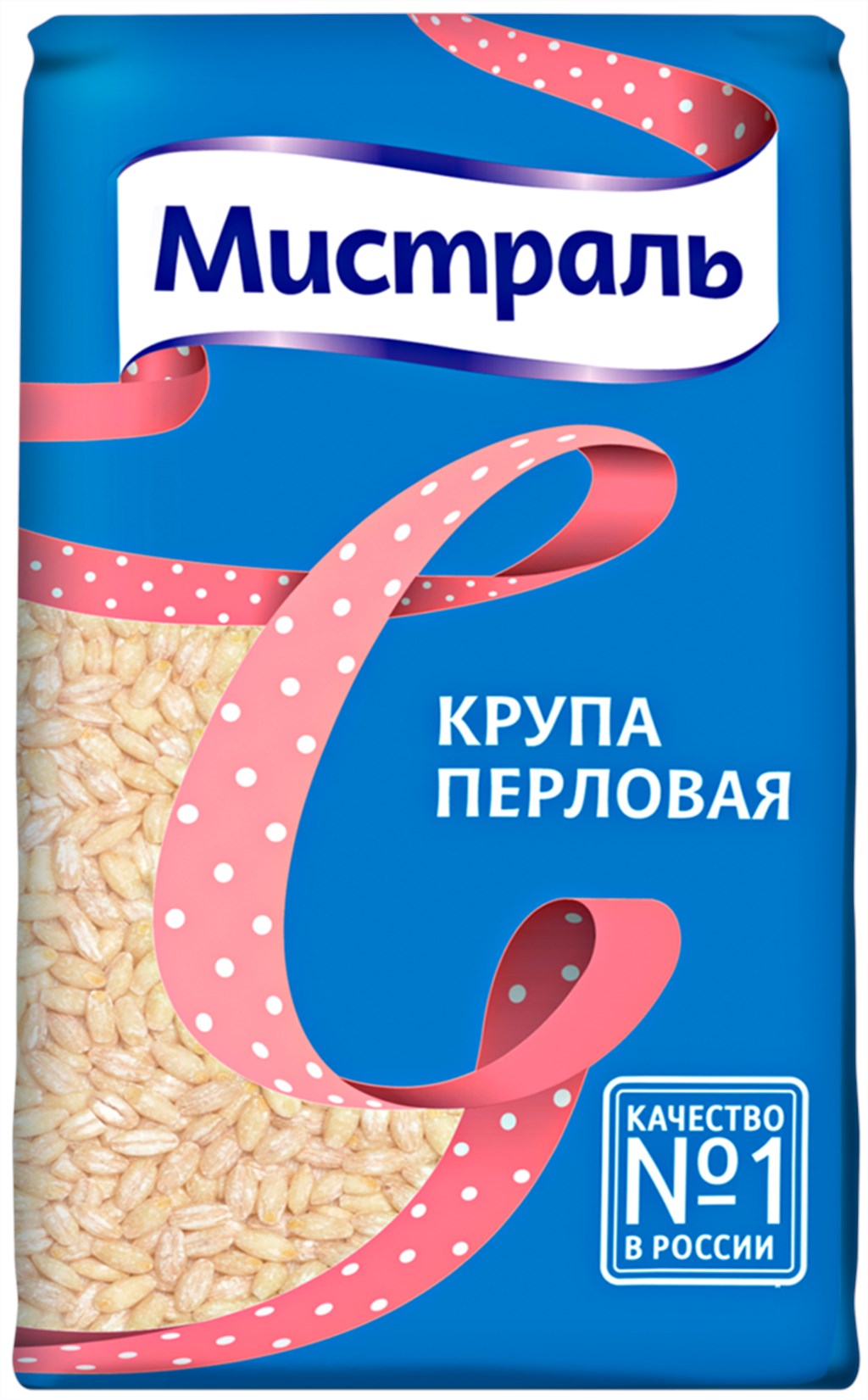 КРУПА ПЕРЛОВАЯ МИСТРАЛЬ 900ГР