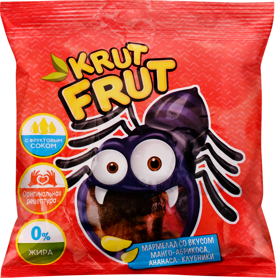 МАРМЕЛАД ЖЕВ КРУТ ФРУТ ПАУК 100ГР