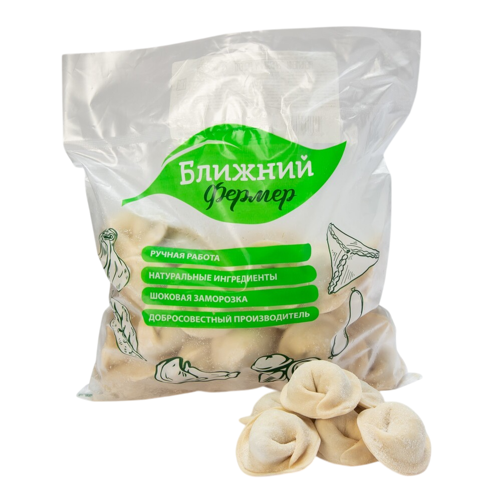 ПЕЛЬМЕНИ БАБУШКИН РЕЦЕПТ ГОВЯДИНА/СВИНИНА 1КГ