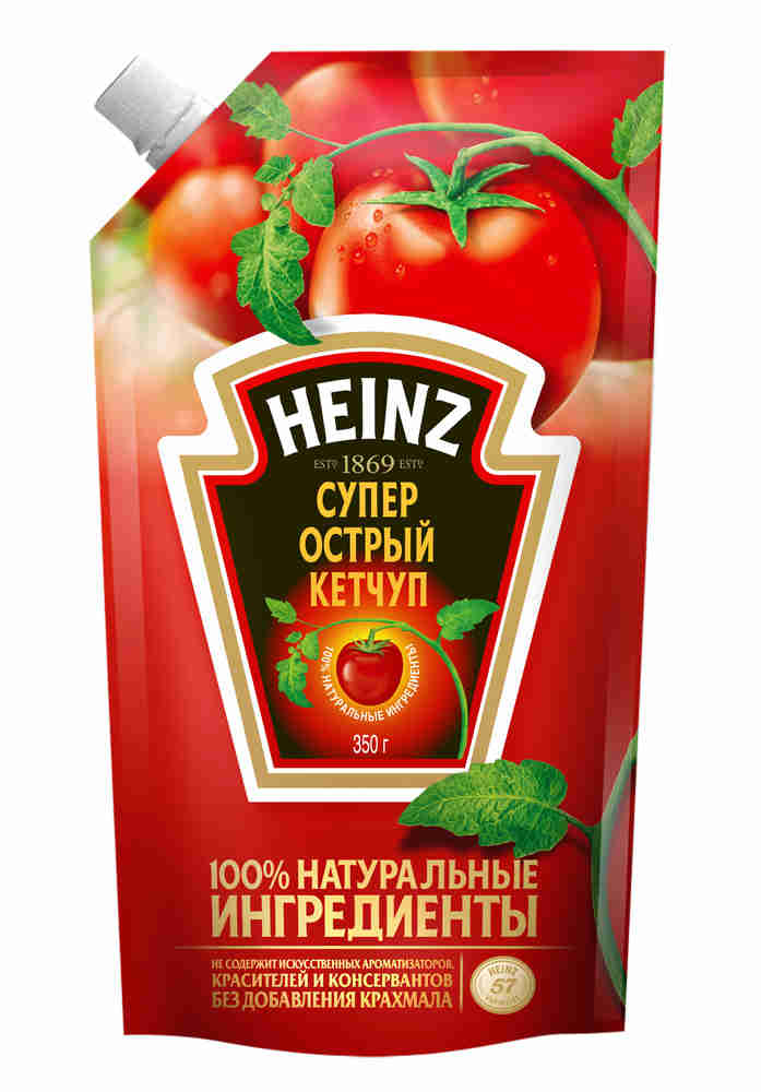 КЕТЧУП ХАЙНЦ СУПЕР ОСТРЫЙ 320Г Д/П