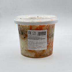 КАПУСТА КВАШЕНАЯ С ГРИБАМИ РУДОМЕТКИН 1Л