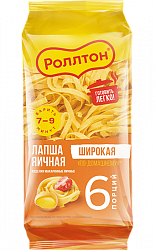 ЛАПША РОЛЛТОН ЯИЧНАЯ КЛАССИЧЕСКАЯ 400ГР