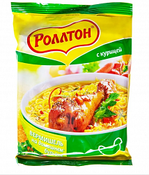 ЛАПША РОЛЛТОН ПО-ДОМАШНЕМУ КУРИЦА  60ГР