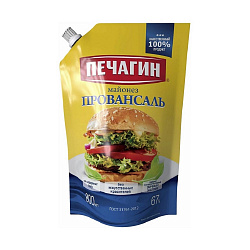 МАЙОНЕЗ ПЕЧАГИН ПРОВАНСАЛЬ 67% 800МЛ ДПДЗ