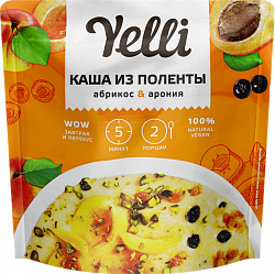 КАША ИЗ ПОЛЕНТЫ АБРИКОС/АРОНИЯ YELLI 60Г