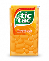 ДРАЖЕ ТИК ТАК АПЕЛЬСИН 16ГР