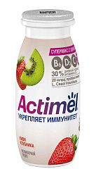 БЗМЖ ЙОГУРТ АКТИМУНО 1,5% КИВИ/КЛУБНИКА 95ГР