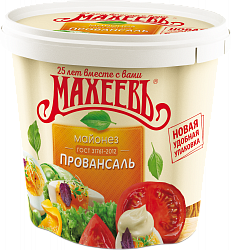 МАЙОНЕЗ МАХЕЕВ ПРОВАНСАЛЬ КЛАССИКА ВЕДРО 820МЛ