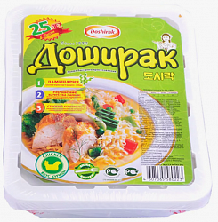 ЛАПША ДОШИРАК ВКУС КУРИЦЫ 90ГР ЛОТОК