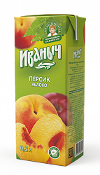 НЕКТАР ИВАНЫЧ 0,2Л ЯБЛОКО/ПЕРСИК Т/П НЕКТАР ИВАНЫЧ 0,2Л ЯБЛОКО/ПЕРСИК Т/П
