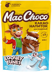 КАКАО MACCHOCO СО ВКУСОМ БАНАНА И ПЕЧЕНЬЯ 235Г