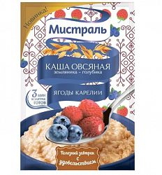 КАША ОВСЯНАЯ МИСТРАЛЬ ЗЕМЛ/ГОЛУБ 40ГР