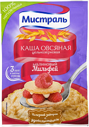 КАША ОВСЯНАЯ МИСТРАЛЬ МАЛИНОВЫЙ МИЛЬФЕЙ 40ГР