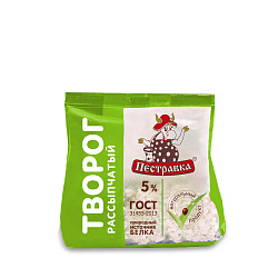 БЗМЖ ТВОРОГ ПЕСТРАВКА 5% 200ГР СТАБИЛОБЭГ