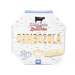 БЗМЖ СЫР КАМБОЦОЛА WHITE CHEESE FROM ZHUKOVKA 50% 125ГР БЗМЖ СЫР КАМБОЦОЛА WHITE CHEESE FROM ZHUKOVKA 50% 125ГР