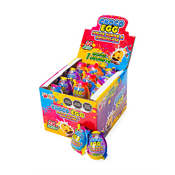 ЯЙЦО С ИГРУШКОЙ ШОКОЛАДНОЙ ПАСТОЙ И ПЕЧЕНЬЕМ 12ГР