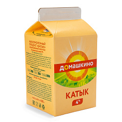 БЗМЖ КАТЫК СЕЛО ДОМАШКИНО 4% 400ГР П/П