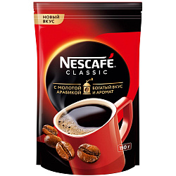 КОФЕ НЕСКАФЕ КЛАССИК РАСТВОРИМЫЙ 150ГР ПАК