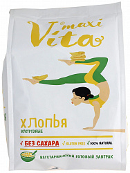 ХЛОПЬЯ КУКУРУЗНЫЕ MAXIVITA БЕЗ САХАРА 300ГР