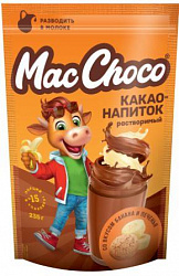 КАКАО MACCHOCO СО ВКУСОМ БАНАНА И ПЕЧЕНЬЯ 235Г