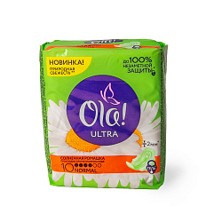ПРОКЛАДКИ ГИГИЕН ОЛА УЛЬТРА НОРМАЛ 10ШТ СОЛН РОМАШКА ПРОКЛАДКИ ГИГИЕН ОЛА УЛЬТРА НОРМАЛ 10ШТ СОЛН РОМАШКА