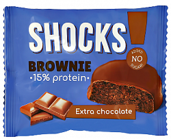 ПЕЧЕНЬЕ ШОКС ГЛАЗИРОВАННОЕ ШОКОЛАДНЫЙ БРАУНИ 50ГР