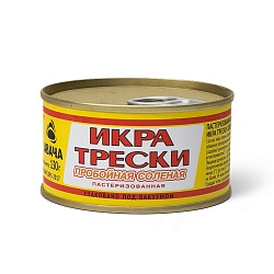 ИКРА ТРЕСКИ ПРОБОЙНАЯ 130ГР Ж/Б