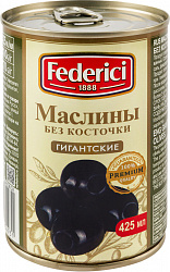 МАСЛИНЫ ГИГАНТ Б/К FEDERICI Ж/Б 400ГР