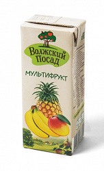 НЕКТАР ВОЛЖСКИЙ ПОСАД МУЛЬТИФРУКТ 0,2Л