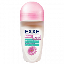 ДЕЗОДОРАНТ АНТИПЕРСПИРАНТ ШАРИКОВЫЙ EXXE ЖЕНСКИЙ НЕЖНОСТЬ ШЕЛКА 50МЛ