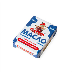 БЗМЖ МАСЛО ПЕСТРАВКА СЛИВОЧНОЕ ТРАДИЦИОННОЕ 82,5% 180ГР