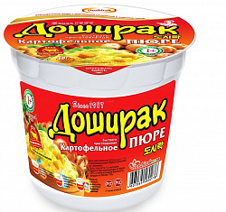 ПЮРЕ ДОШИРАК КАРТОФЕЛЬНОЕ ГОВЯДИНА 40ГР