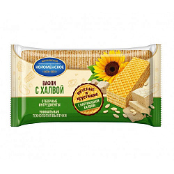 ВАФЛИ КОЛОМЕНСКИЕ С ХАЛВОЙ 200ГР
