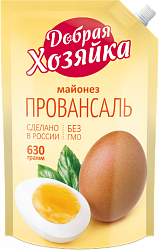 МАЙОНЕЗ ДОБРАЯ ХОЗЯЙКА ПРОВАНСАЛЬ 630ГР МАЙОНЕЗ ДОБРАЯ ХОЗЯЙКА ПРОВАНСАЛЬ 630ГР