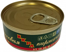 ИКОРНОЕ РЫБНОЕ ИЗДЕЛИЕ ЛОСОСЕВАЯ КИРЖАЧ Ж/Б 95ГР