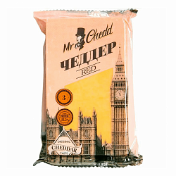 БЗМЖ СЫР ЧЕДДЕР RED 50% 3 МЕС ВЫД 200ГР