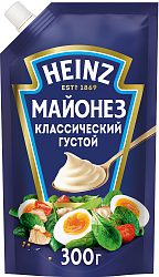 МАЙОНЕЗ ХАЙНЦ КЛАССИЧЕСКИЙ 67% Д/П 300ГР МАЙОНЕЗ ХАЙНЦ КЛАССИЧЕСКИЙ 67% Д/П 300ГР