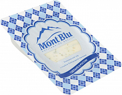 БЗМЖ СЫР MONT BLU С ГОЛУБОЙ БЛАГ ПЛЕСЕНЬЮ 50% 100ГР
