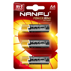 БАТАРЕЙКА NANFU ЩЕЛОЧНАЯ LR6 АА 1ШТ