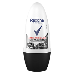 АНТИПЕРСПИР  ШАРИКОВЫЙ РЕКСОНА Д/ЖЕН НЕВИДИМЫЙ НА Ч/Б 50МЛ