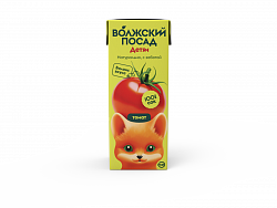 СОК ВОЛЖСКИЙ ПОСАД 0,2Л ТОМАТ СОК ВОЛЖСКИЙ ПОСАД 0,2Л ТОМАТ