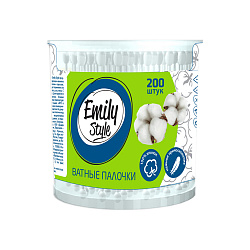 ПАЛОЧКИ ВАТНЫЕ ЭМИЛИ СТАЙЛ БАНКА 200ШТ