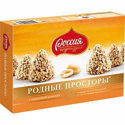 НАБОР КОНФЕТ РОДНЫЕ ПРОСТОРЫ С ВАФ КРОШ 125ГР