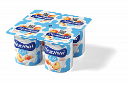 БЗМЖ ЙОГУРТ НЕЖНЫЙ С СОКОМ ПЕРСИК 1,2% 100ГР