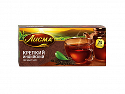 ЧАЙ ЛИСМА ЧЕРНЫЙ КРЕПКИЙ 25П*1,8ГР