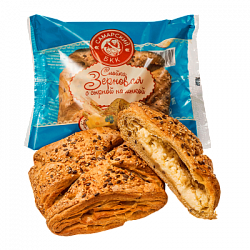 СЛОЙКА ЗЕРНОВАЯ С СЫРНОЙ НАЧИНКОЙ СБКК 110ГР